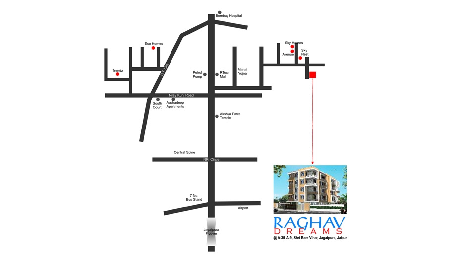 Location of Jaipur Raghav Dreams - Image 425533