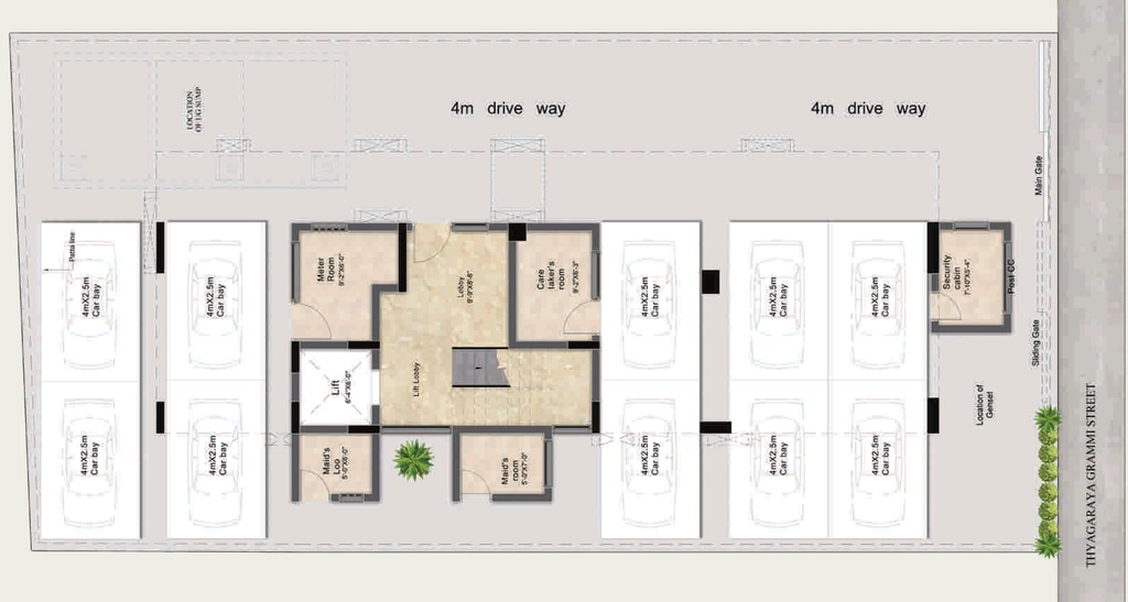 Master Plan of Altitude Aurelle in T Nagar, Chennai - Image 425555