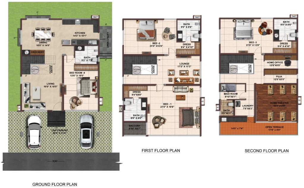 4 BHK House/Villa in Casagrand Vybe in Rajendra Nagar, Hyderabad - Image 927311