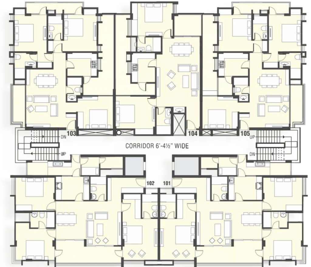 Floor Plan of Life @ SRV in Jagatpura, Jaipur - Image 425582