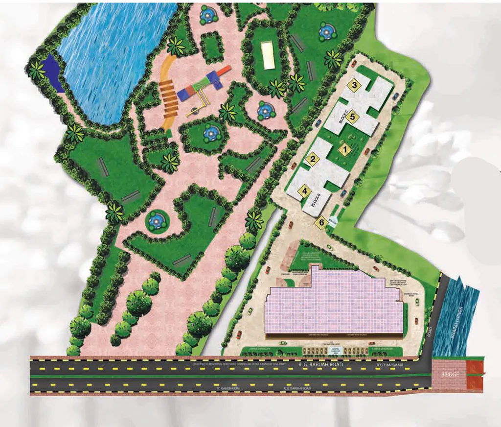 Master Plan of Exotica Greens in Tarun Nagar, Guwahati - Image 425595