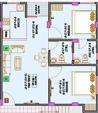 2 BHK Flat in Luxury Avenue 16 in Jagatpura, Jaipur - Image 927299