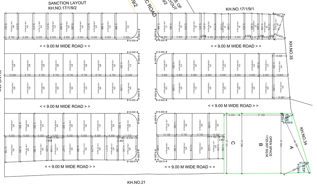 Master Plan of Mahalaxmi Nagar 54 in Bhilgaon, Nagpur - Image 425631