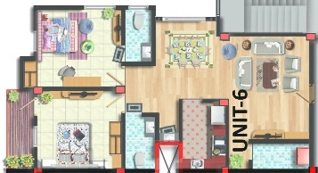 2 BHK Flat in SM Enclave in Ulubari, Guwahati - Image 927339