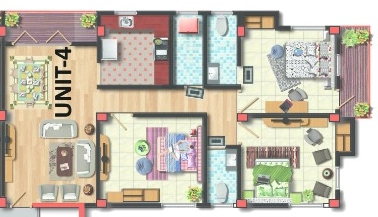 3 BHK Flat in SM Enclave in Ulubari, Guwahati - Image 927341