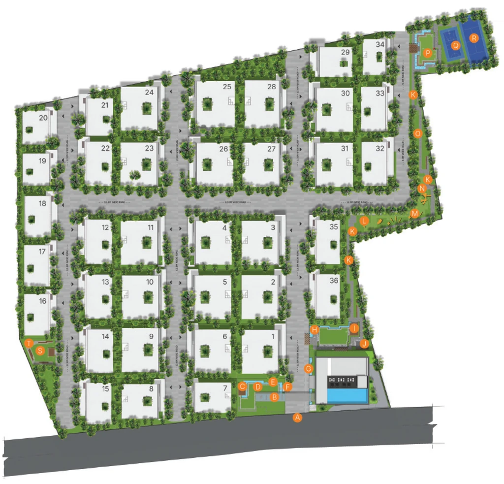 Master Plan of Terminus Aranya in Gandipet, Hyderabad - Image 425706