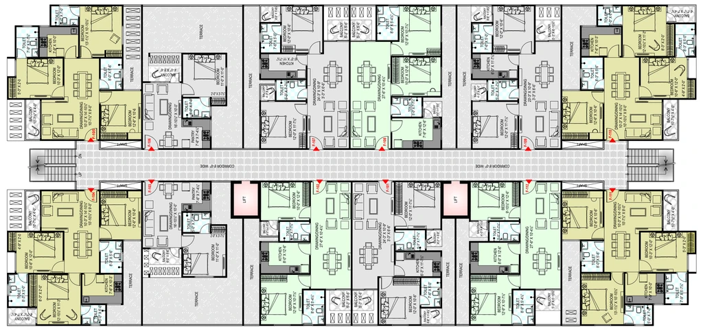 Floor Plan of Okay Plus Riddhi in Jagatpura, Jaipur - Image 425711