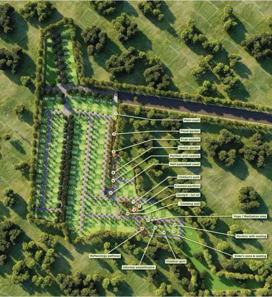 Master Plan of Evantha Hasiru in Ilavala Hobli, Mysore - Image 425727