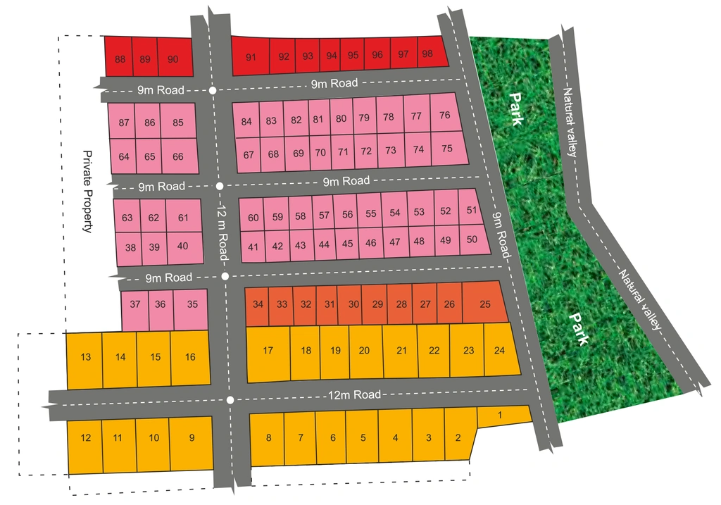 Master Plan of Motherland Crown Enclave in Bogadi, Mysore - Image 425783
