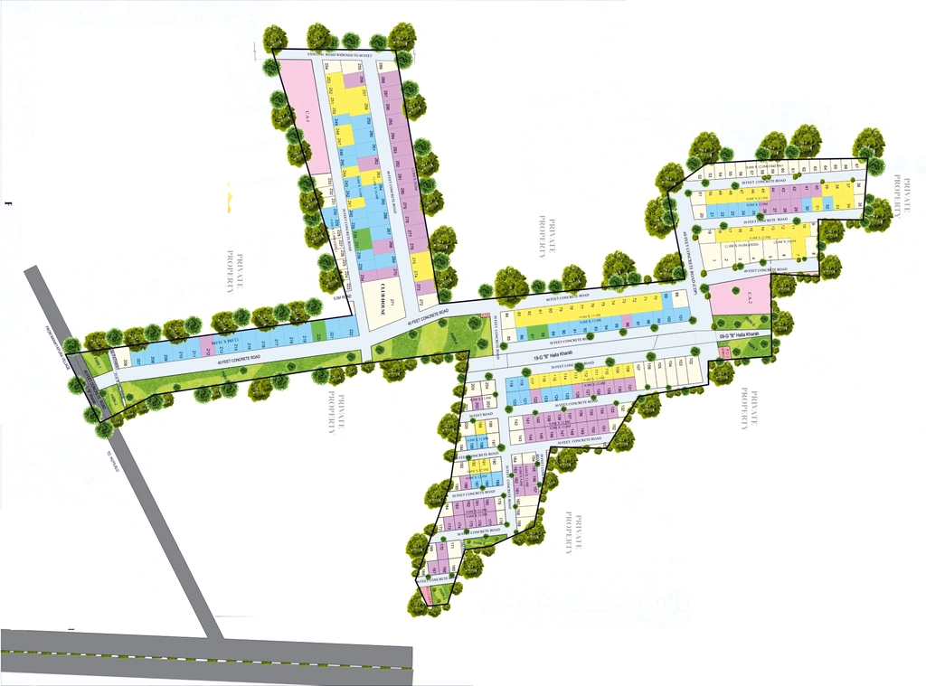 Master Plan of Ess Saha Elegance 2 in Bogadi, Mysore - Image 425855