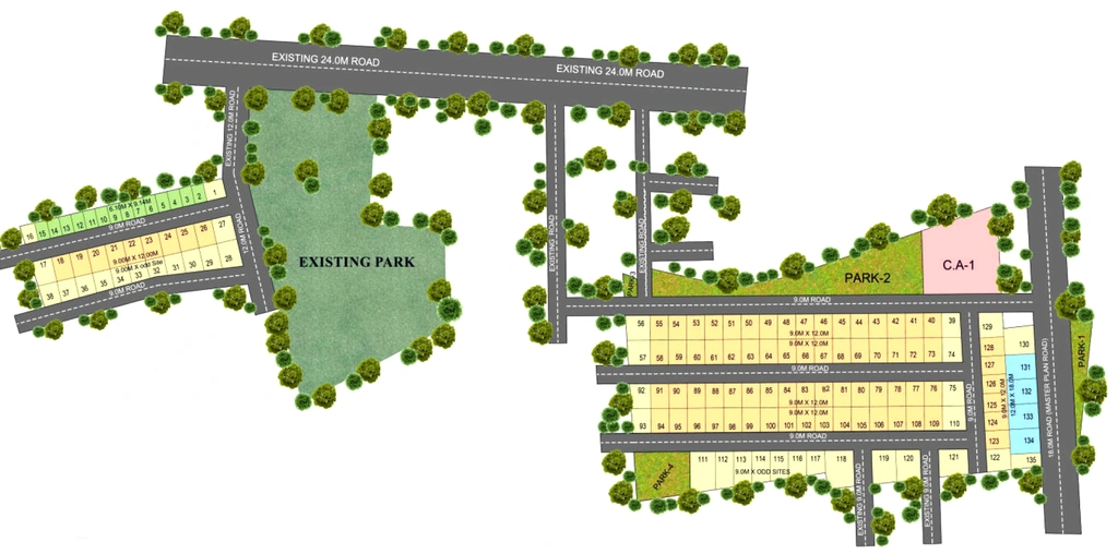 Master Plan of Saha Fortune in Belawadi, Mysore - Image 426017