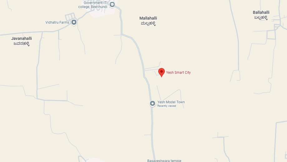 Location of Yesh Smart City in Bogadi, Mysore - Image 425835