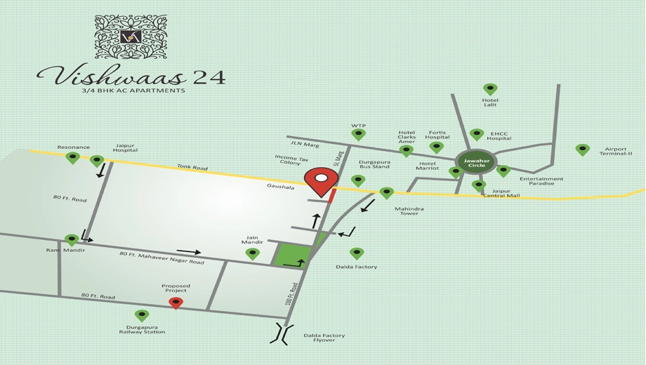 Location of Vishwaas 24 - Image 425944