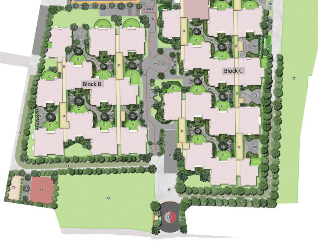 Master Plan of The Formist Mandala in Hebbal, Bangalore - Image 425970
