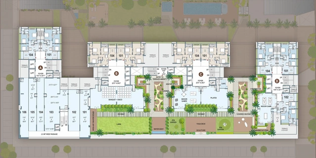 Master Plan of DR Praharsh Bluebell in Shela, Ahmedabad - Image 122946