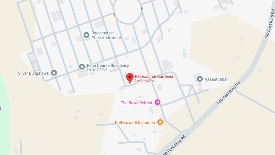 Location of Rajratna Race Course Gardenia in Ghanteshwer, Rajkot - Image 426022