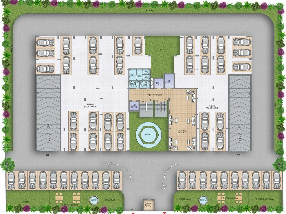 Master Plan of Vishwaas Aashiyana in Jagatpura, Jaipur - Image 426053