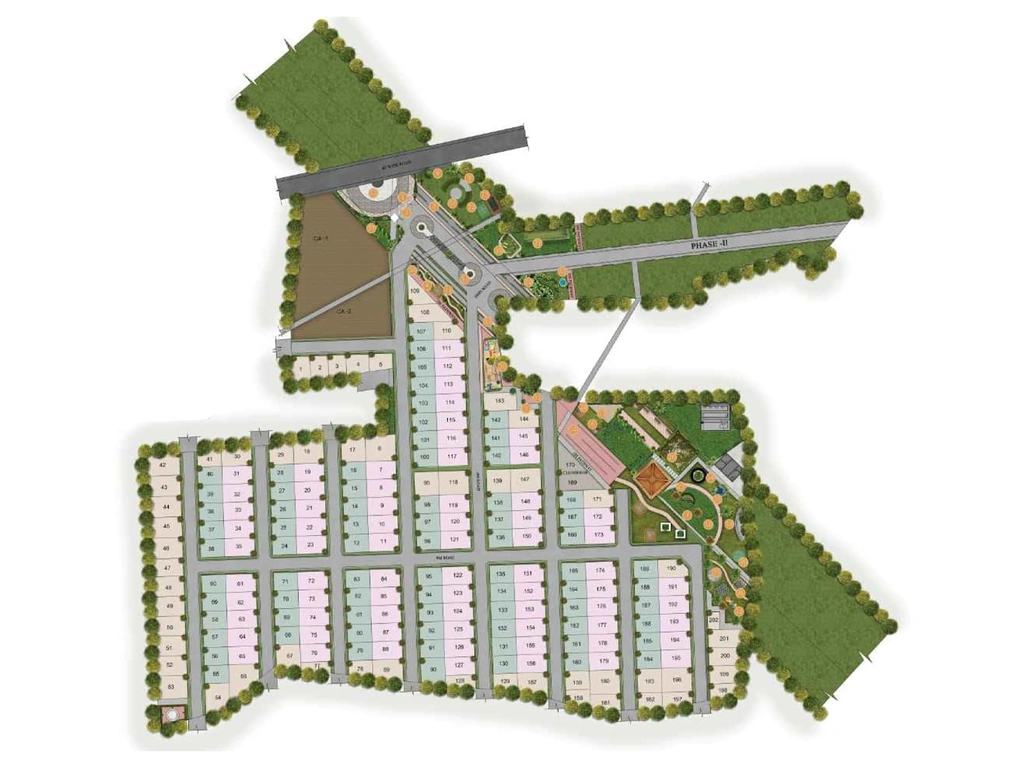 Master Plan of Naville The District in Jigani, Bangalore - Image 426055