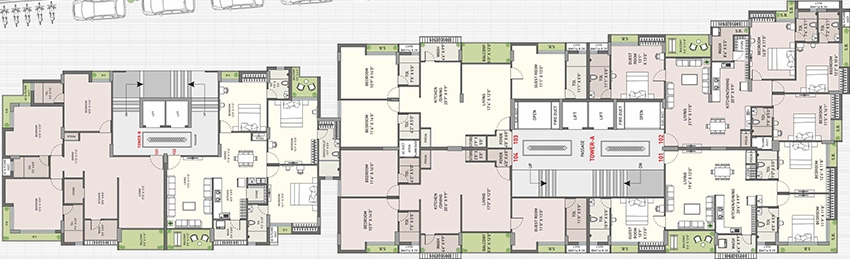Floor Plan of Shubh RB Elements in Ghanteshwer, Rajkot - Image 426100