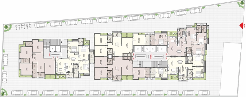 Master Plan of Shubh RB Elements in Ghanteshwer, Rajkot - Image 426099