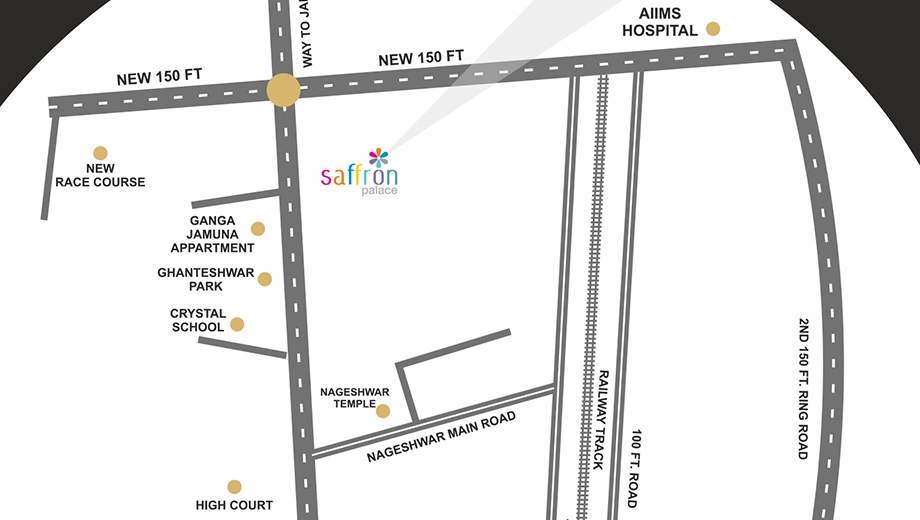 Location of Rushabh Saffron Palace in Ghanteshwer, Rajkot - Image 426118