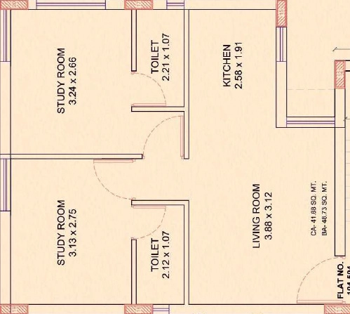 2 BHK Flat in Shakti Pragnay in Ghanteshwer, Rajkot - Image 927507