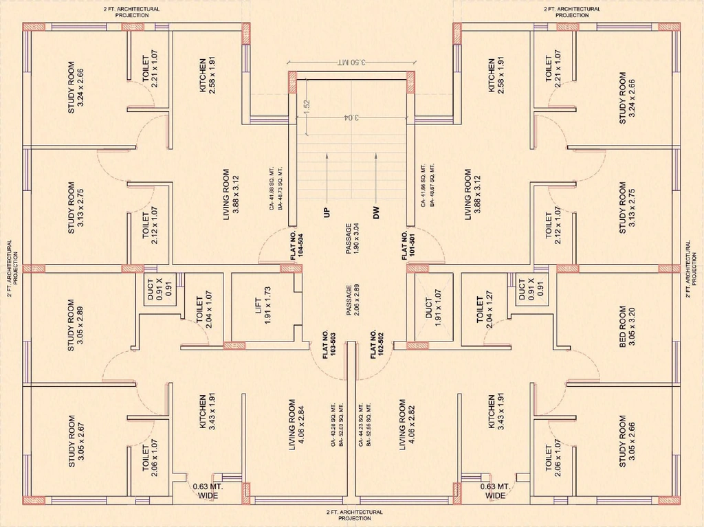 Floor Plan of Shakti Pragnay in Ghanteshwer, Rajkot - Image 426131