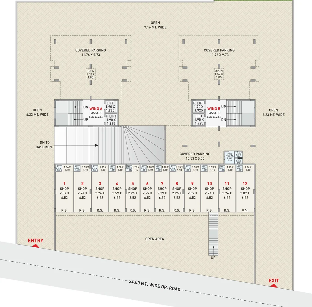 Master Plan of Shree Vallabh Heights in Ghanteshwer, Rajkot - Image 426149