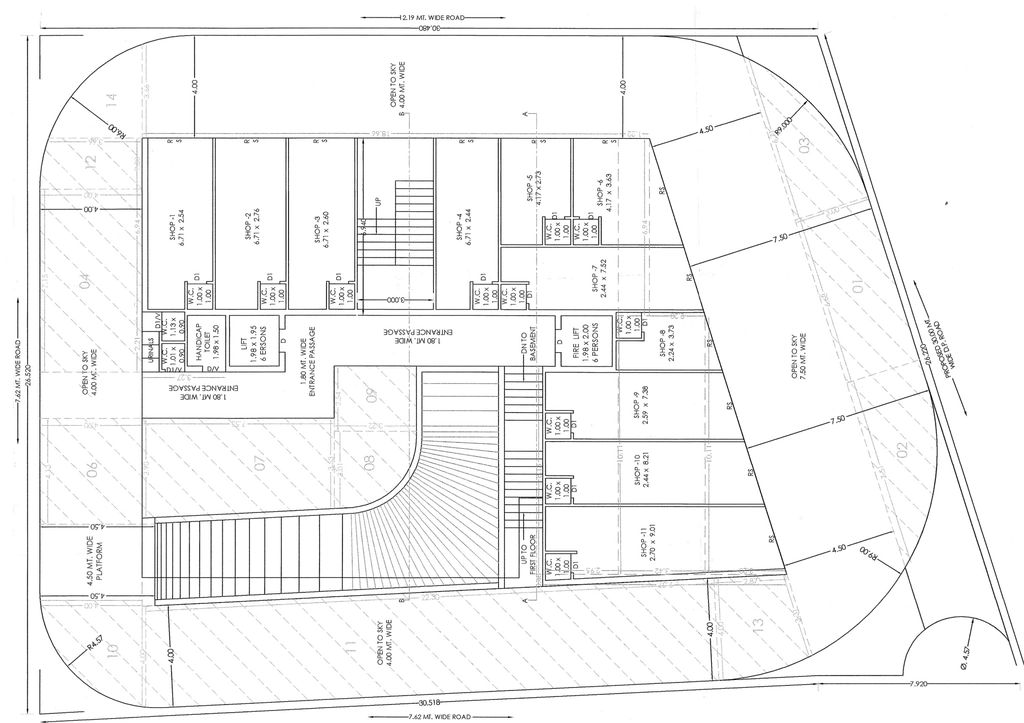 Master Plan of Shubham Heights in Ghanteshwer, Rajkot - Image 426197
