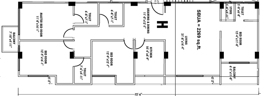 4 BHK Flat in Prime Nagar in Tarun Nagar, Guwahati - Image 927531