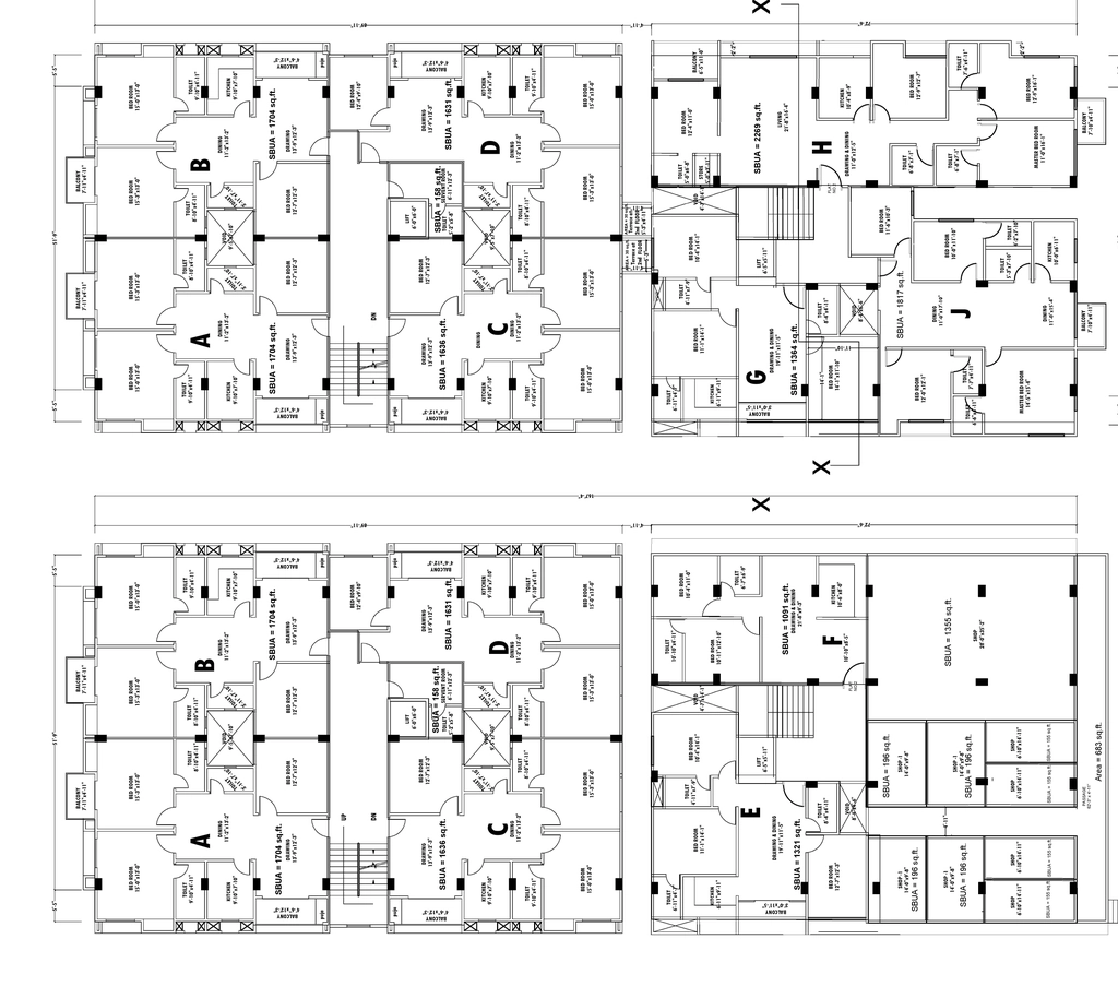 Floor Plan of Prime Nagar in Tarun Nagar, Guwahati - Image 426215