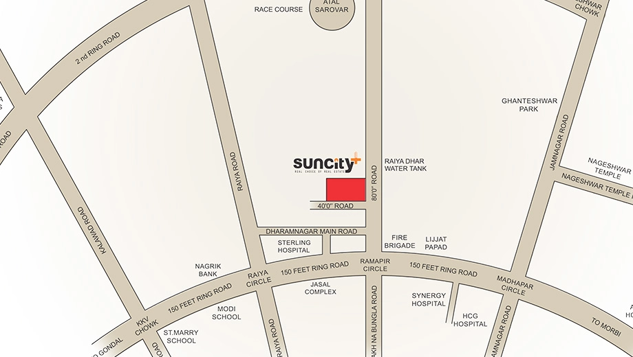 Location of Om Suncity Plus - Image 426243