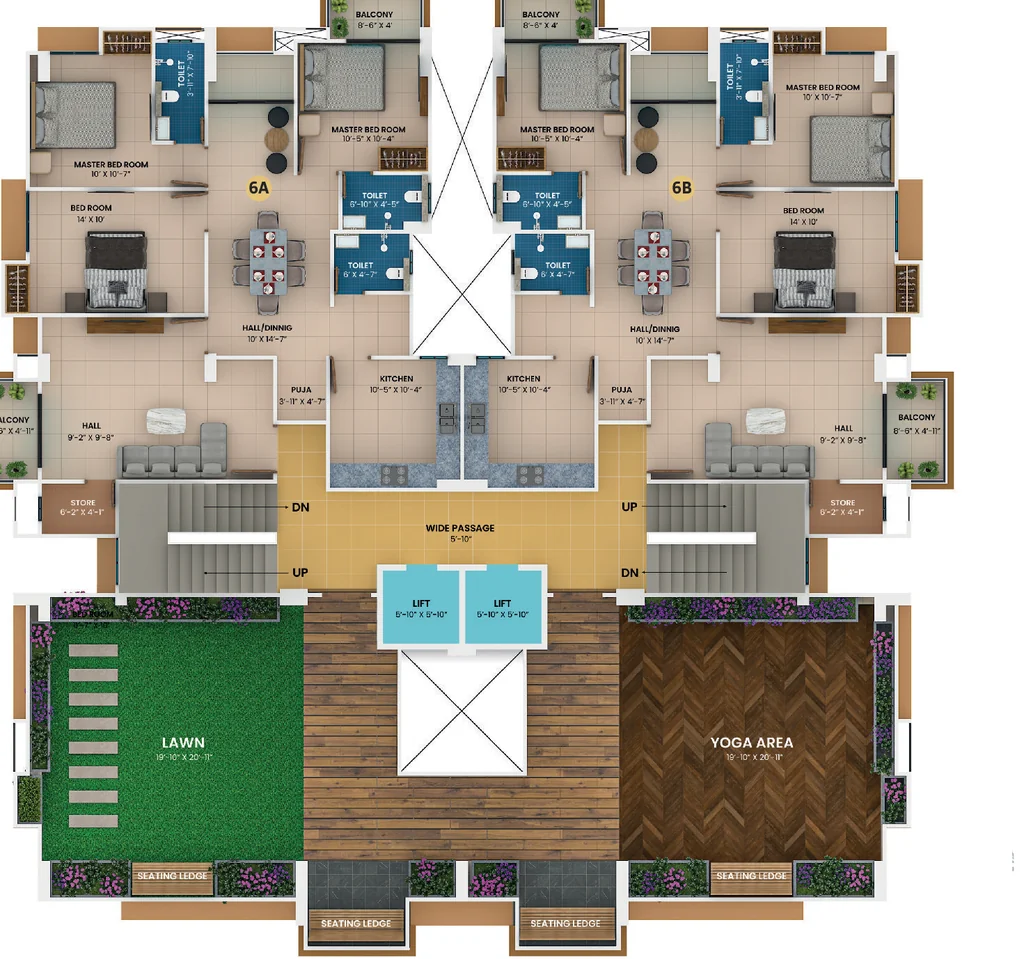 Master Plan of Sri Varunaz Robjoy Enclave in Lokhra, Guwahati - Image 426351