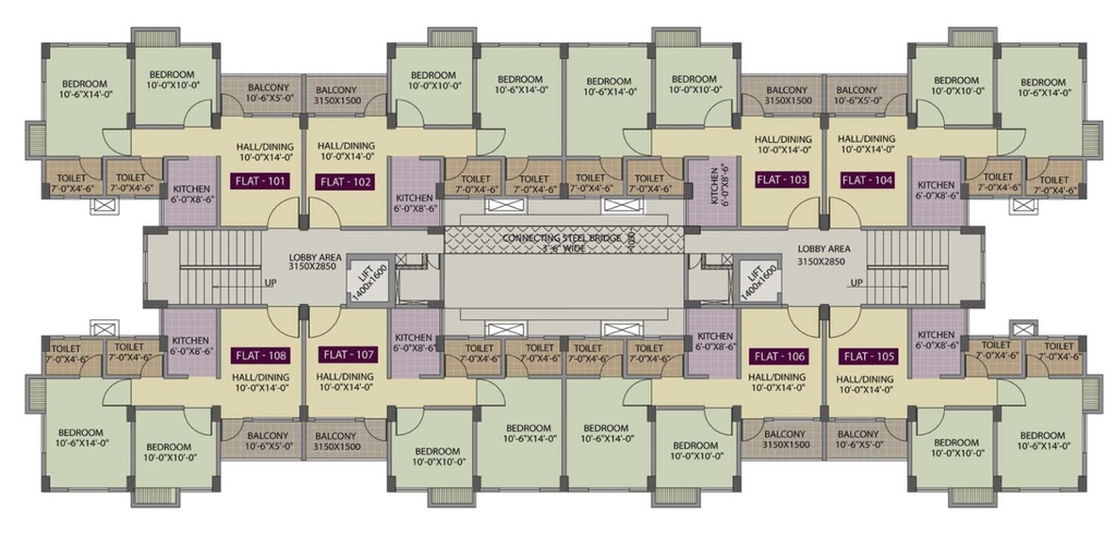 Floor Plan of Subham Greens in Lokhra, Guwahati - Image 426361