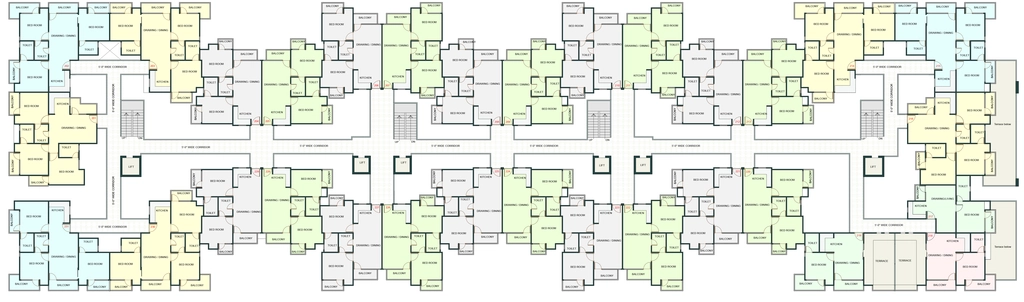 Floor Plan of Arihant Dynasty in Mansarovar, Jaipur - Image 426382