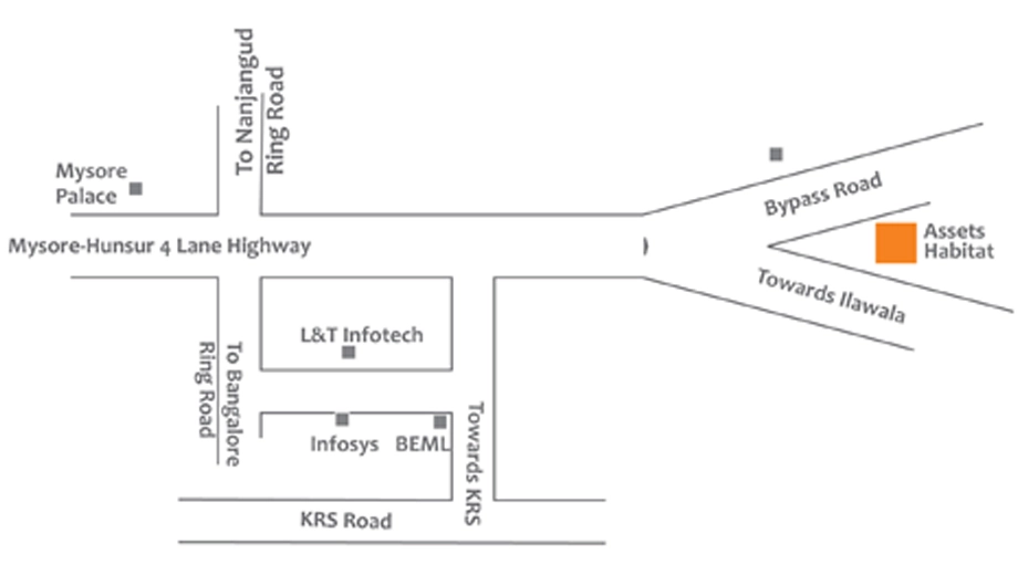 Location of MMG Asset Habitat in Huyilalu, Mysore - Image 426402