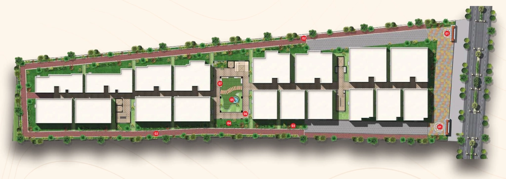 Master Plan of Jagadhabi Premier 1 in Whitefield, Bangalore - Image 426465