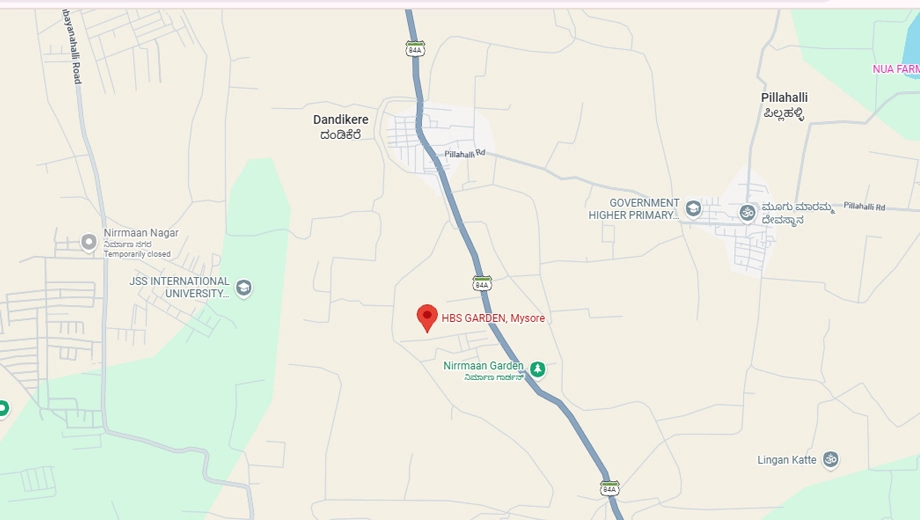 Location of HBS Raaghavi Garden in Varuna, Mysore - Image 426598