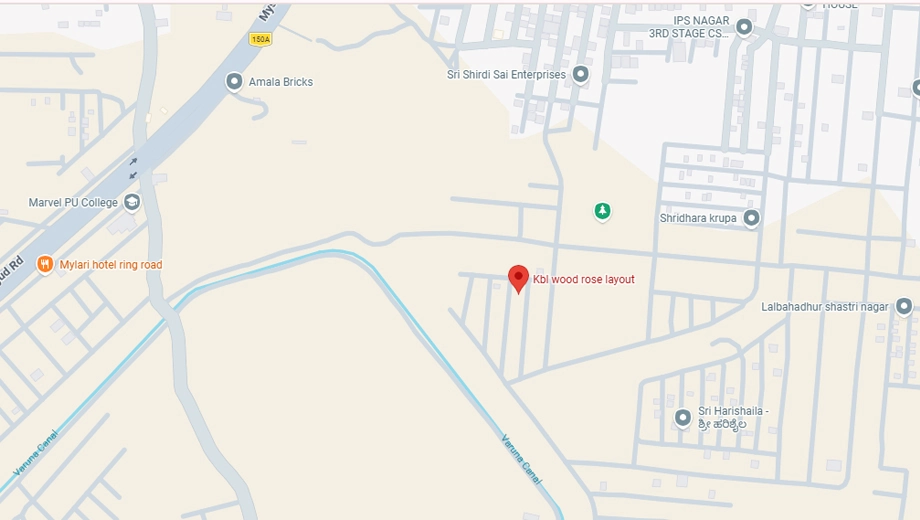 Location of KBL Woodrose in Varuna, Mysore - Image 426584