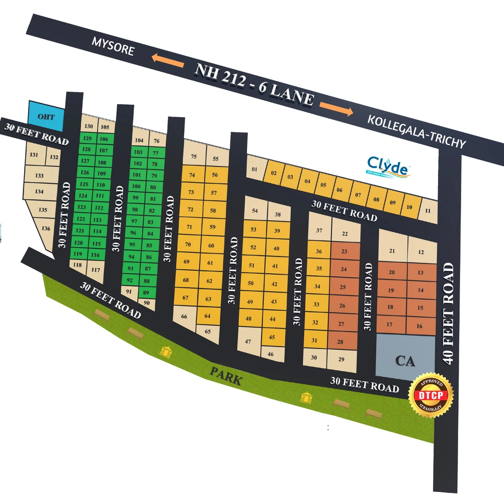 Master Plan of Yesh Samruddhi in Varuna, Mysore - Image 426553