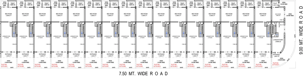 Master Plan of Tulsi House in Ghanteshwer, Rajkot - Image 426476