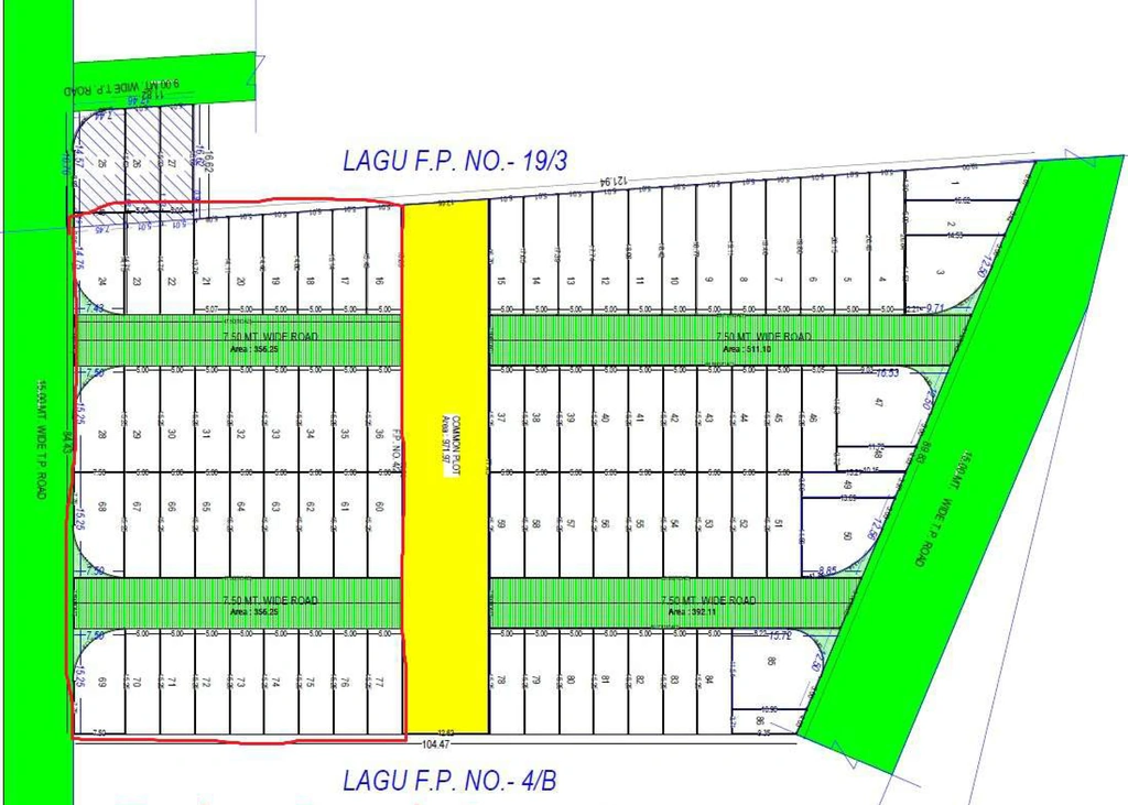 Master Plan of Tulsi Residency in Ghanteshwer, Rajkot - Image 426491