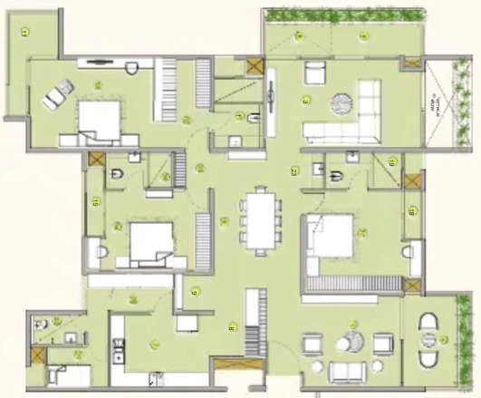 3 BHK Flat in Alekhya Rise in Kokapet, Hyderabad - Image 927618