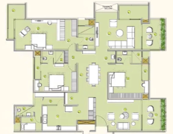 3 BHK Flat in Alekhya Rise in Kokapet, Hyderabad - Image 927619