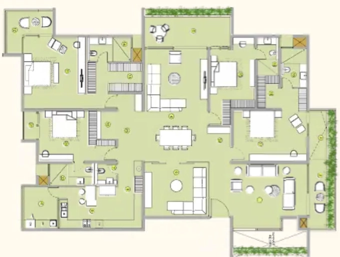 4 BHK Flat in Alekhya Rise in Kokapet, Hyderabad - Image 927621