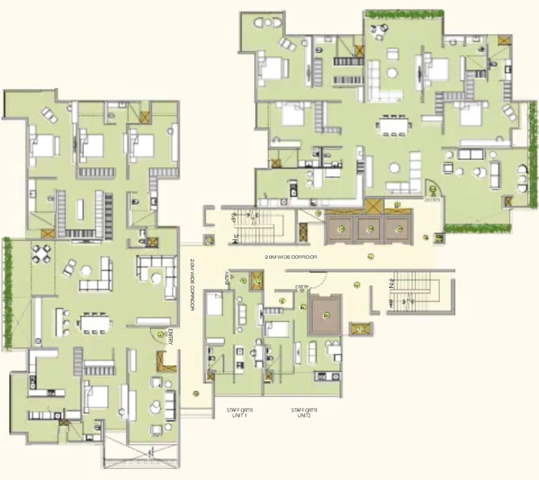 Floor Plan of Alekhya Rise in Kokapet, Hyderabad - Image 426506
