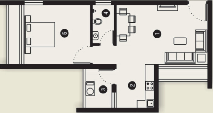 1 BHK Flat in Vardhman Green in Ghanteshwer, Rajkot - Image 927624