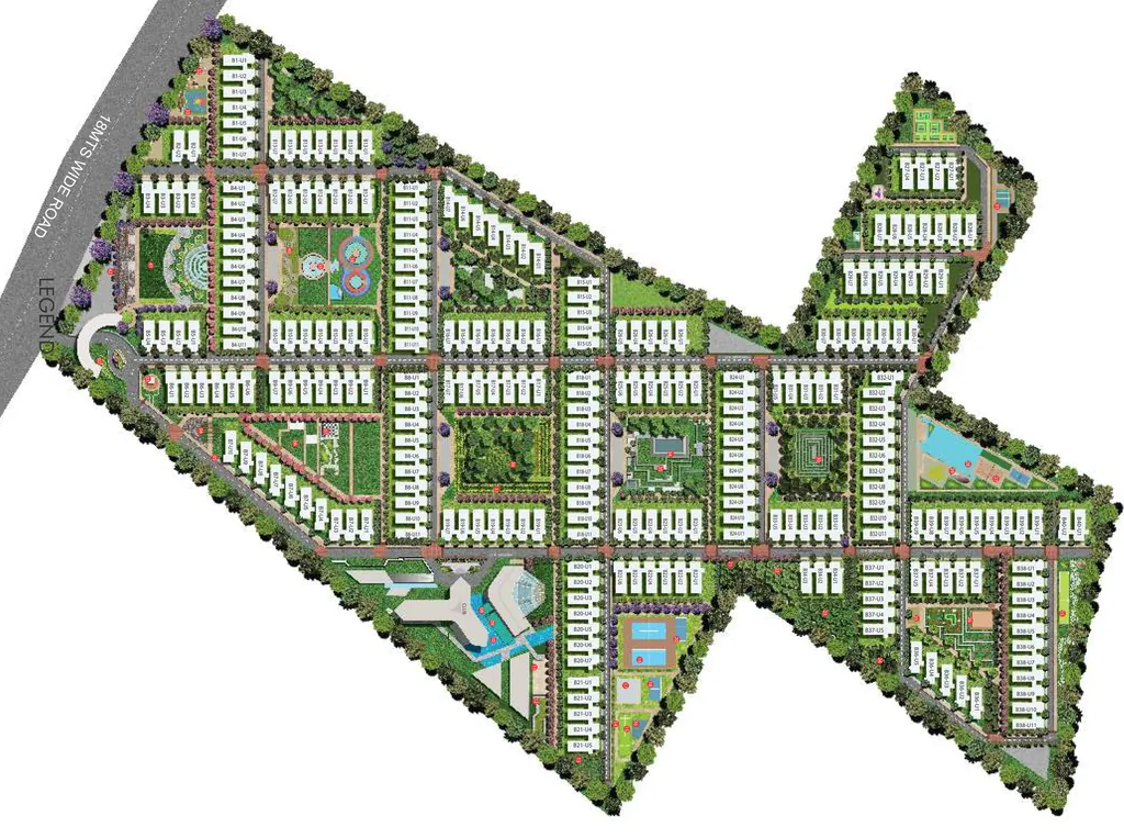 Master Plan of Anvita Parkside in Ravalkole, Hyderabad - Image 426521