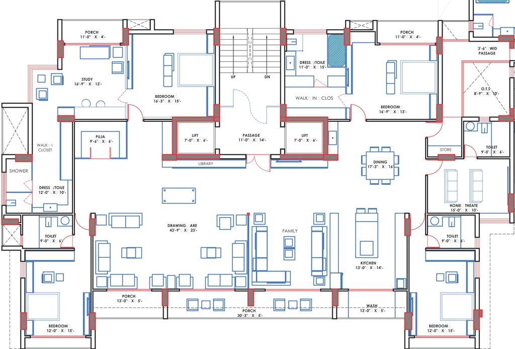 4 BHK Flat in The Shaligram in Mota Mava, Rajkot - Image 927639