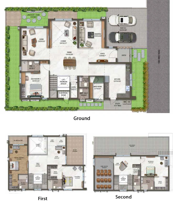 4 BHK House/Villa in ARK Artha in Tukkuguda, Hyderabad - Image 927675